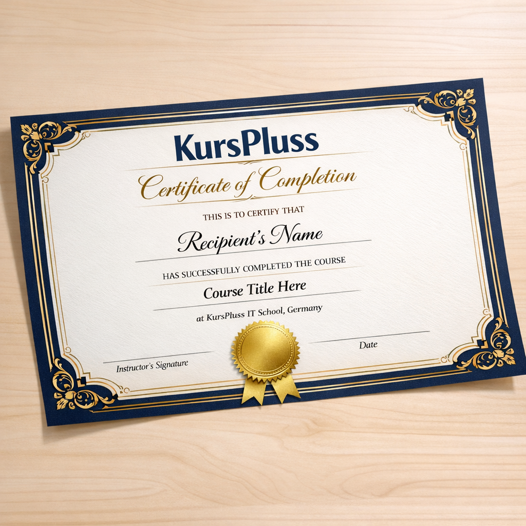 Сертификат KursPluss